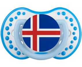 Islandia lovi dynamic bandera azul-azul fosforescente