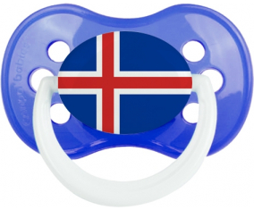 Bandera de Islandia: Chupete Anatómica personnalisée