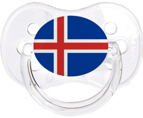 Bandera de Islandia Tetine Cherry Classic Transparente