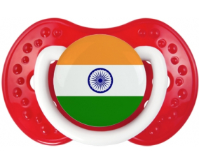 La bandera india de Sucete lovi dynamic clásico rojo blanco