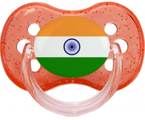 Bandera india chupa lentejuelas de cereza roja