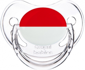 Indonesia bandera suceto fisiológico clásico transparente