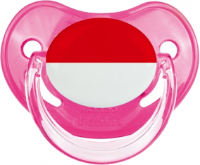 Bandera Indonesia Sucete Fisiológico Clásico Rosa