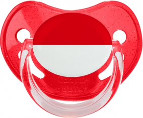 Indonesia bandera rojo lentejuelas suceto fisiológico