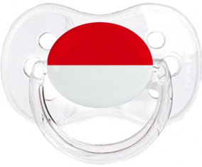 Bandera Indonesia Clásico Transparente Cereza Lollipop