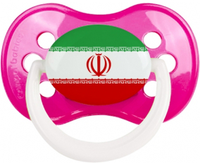 Bandera Irán anatómica tetina clásica rosa oscura