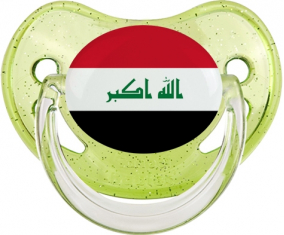 Bandera Irak Piruleta Fisiológica Verde con Lentejuelas