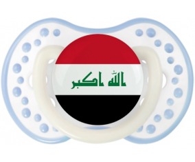 Bandera Irak Lollipop lovi dynamic clásico blanco-cian