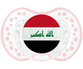 Flag Iraq Lollipop lovi dynamic clásico retro-blanco-rosa-tierno