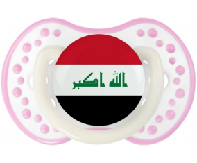 Bandera Irak Lollipop lovi dynamic fosforescente blanco-rosa