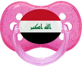 Bandera de Irak Tetine Cherry Glitter Rose