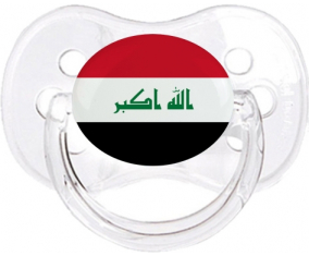 Bandera de Irak Tetine Cherry Classic Transparente