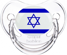 Bandera Israel Clásico Transparente Piruleta Fisiológica