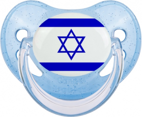 Israel bandera azul lentejuelas piruleta fisiológica