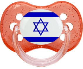Israel bandera rojo cereza brillante piruleta