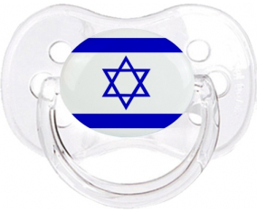Bandera Israel Clásico Transparente Cereza Lollipop