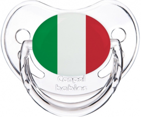 Bandera Italia Clásica Transparente Piruleta Fisiológica