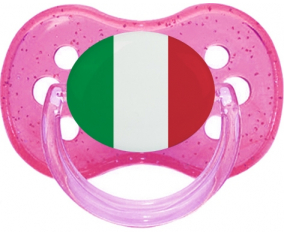 Bandera de Italia Tetine Cherry Glitter