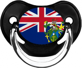 Bandera Pitcairn Islas Clásicas Tetin Fisiológica Negra
