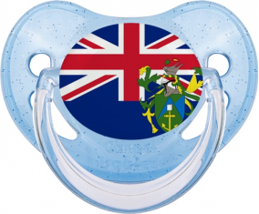 Bandera Islas Pitcairn Azul Lentejuelas Tetin Fisiológica