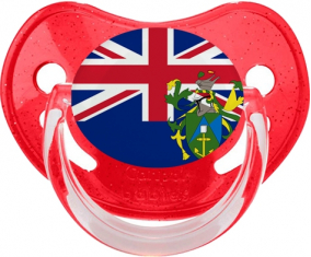 Bandera Pitcairn Islas Lentejuelas Rojas Tetin Fisiológica