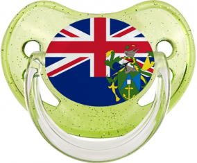 Bandera Islas Pitcairn Lentejuelas Tetin Fisiológica Verde