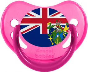 Bandera Pitcairn Islas Fisiológicas Tetina Fosforescente Rosa