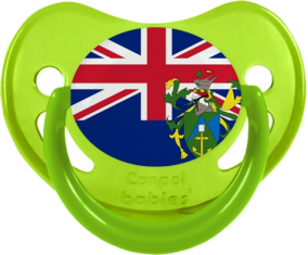Bandera Pitcairn Islas Fisiológicas Tetina Fosforescente Verde
