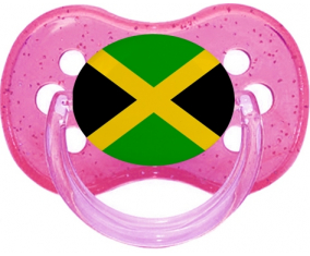 Bandera de Jamaica Cereza Lollipop Rosa lentejuelas