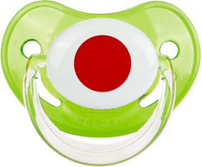 Bandera de Japón Clásica Piruleta Fisiológica Verde