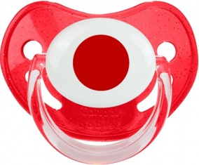 Bandera de Japón Rojo Physiological Sequined Lollipop