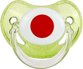 Bandera de Japón Lentejuelas Verdes Piruleta Fisiológica