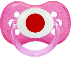 Bandera de Japón Cereza Lollipop Rosa lentejuelas