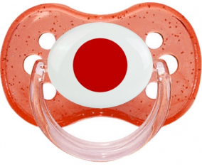 Bandera de Japón Rojo Cereza Brillo Lollipop