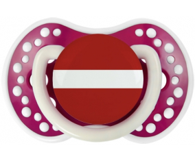 Bandera Letonia Lollipop lovi dynamic Fucsia Fosforescente