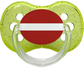 Bandera de Letonia Tetine Cherry Verde lentejuelas