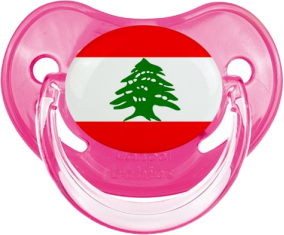 Bandera del Líbano Tetina Tetina Rosa Clásica