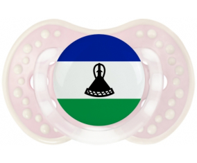 Lesotho Tetine Flag lovi dynamic clásico retro-rosa-tierno