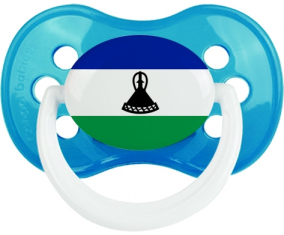 Lesotho Bandera Clásica Cian Anatómica Lollipop