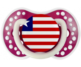 Bandera de Liberia Lollipop lovi dynamic Fucsia Fosforescente