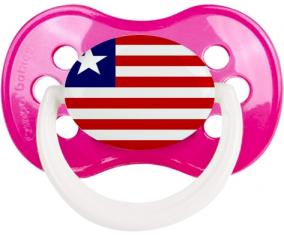 Bandera de Liberia anatómica Tetin Classic Dark Rose