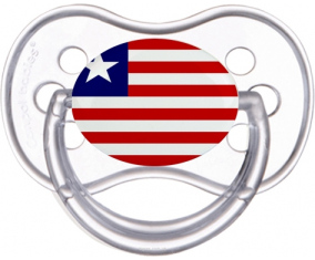 Bandera de Liberia Clásico Anatómico Transparente Tetin