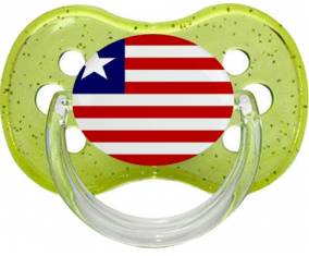 Bandera de Liberia verde cereza brillante lollipop