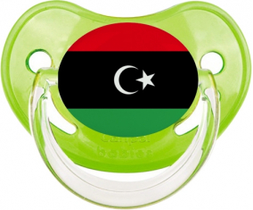 Bandera Libia Clásica Piruleta Fisiológica Verde