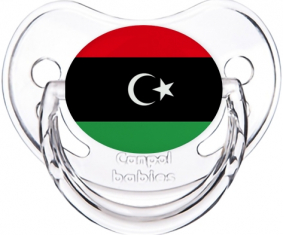 Bandera Libia Clásica Transparente Piruleta Fisiológica
