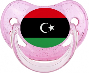 Bandera libia Piruleta Fisiológica Rosa lentejuelas