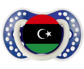 Bandera de Libia lovi dynamic azul marino fosforescente