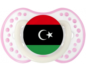 Bandera de Libia lovi dynamic fosforescente blanco-rosa