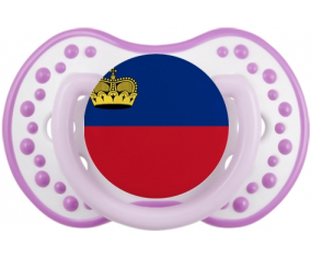 La bandera de Liechtenstein Sucete lovi dynamic clásico White-Mauve