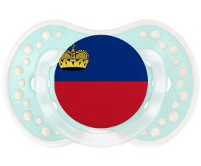 Bandera de Liechtenstein Sucete lovi dynamic clásico retro-turquesa-laguna